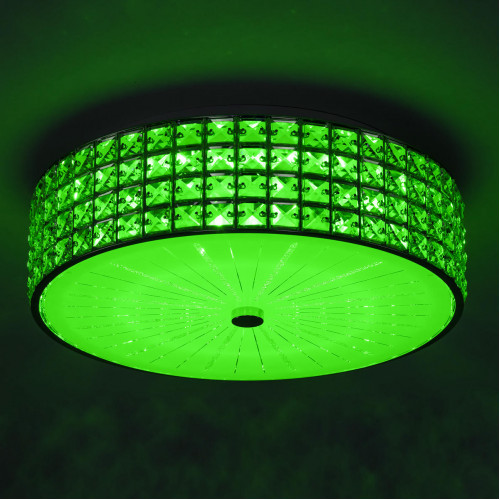 Citilux Портал CL32415G1 LED RGB Люстра хрустальная с пультом Хром