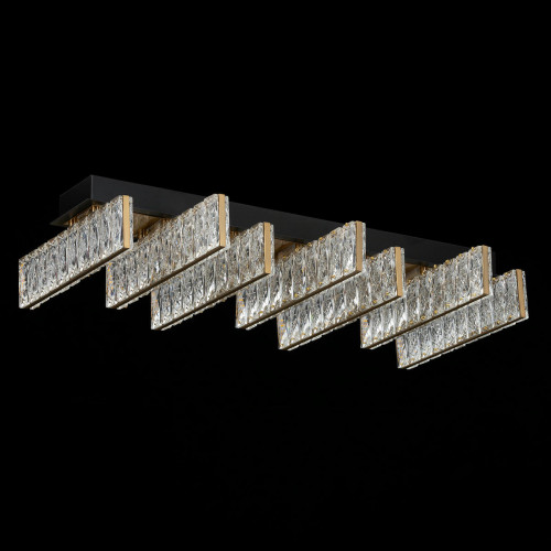 Citilux PALANT CL325272 LED Люстра хрустальная Чёрный+Бронза