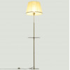 Citilux Линц CL402983T Торшер бронза со столиком и кремовым абажуром