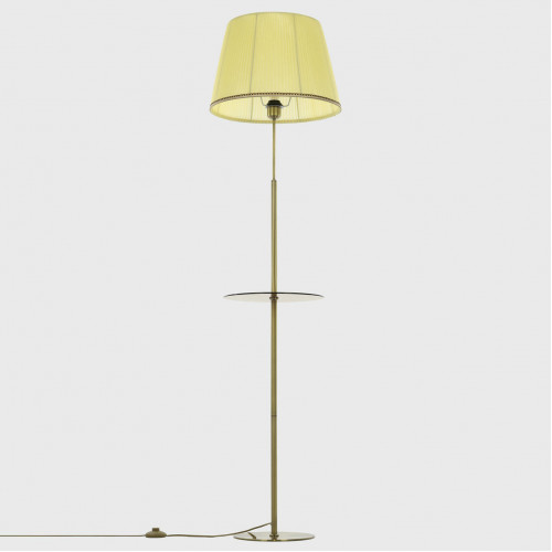 Citilux Линц CL402983T Торшер бронза со столиком и кремовым абажуром