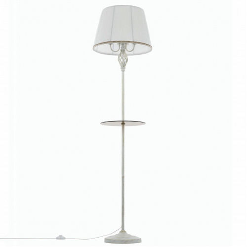 Citilux Вена CL402920T Торшер патина со столиком и белым абажуром
