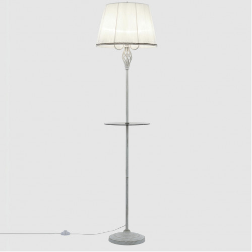 Citilux Вена CL402920T Торшер патина со столиком и белым абажуром