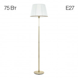 Citilux Линц CL402980 Торшер бронза с белым абажуром