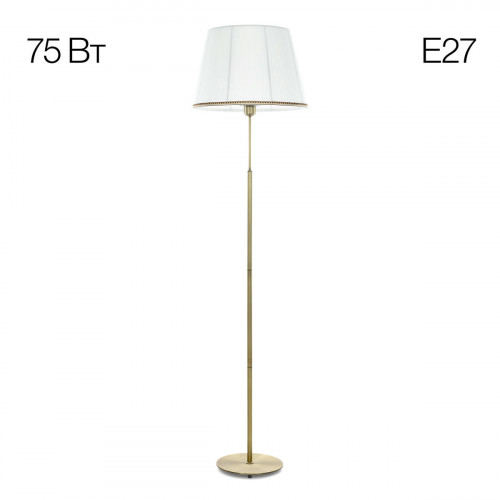Citilux Линц CL402980 Торшер бронза с белым абажуром