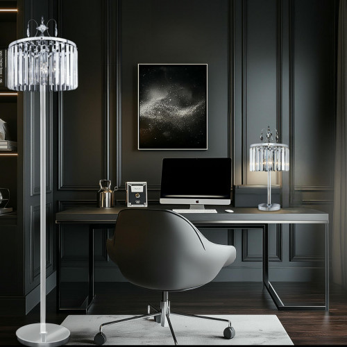 Citilux Инга CL335941 Торшер хрустальный Хром