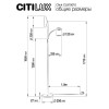 Citilux Click CL810010 Белый торшер с пультом