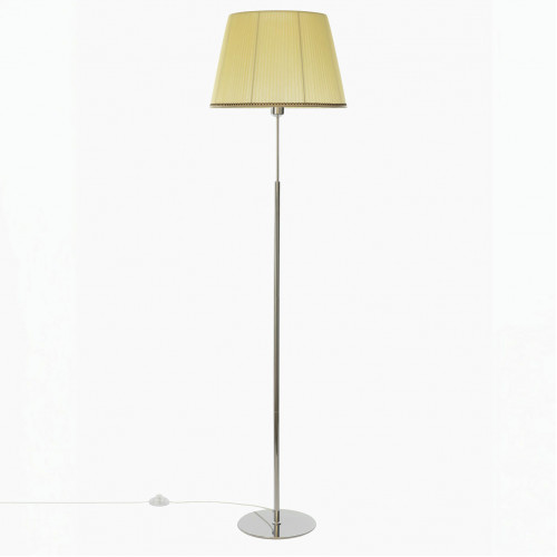 Citilux Линц CL402973 Торшер хром с кремовым абажуром
