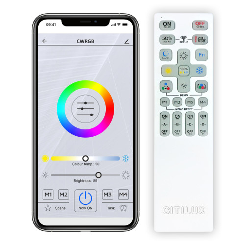Citilux Старлайт Смарт CL703AK50G Умная люстра Хром