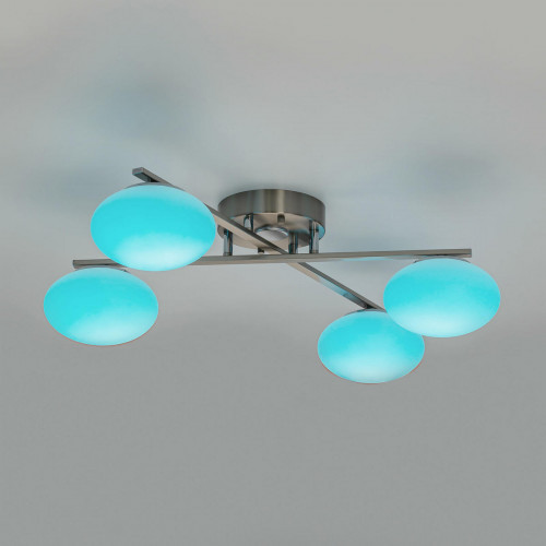 Citilux ATMAN SMART CL226A141 RGB LED Умная люстра Матовый Хром