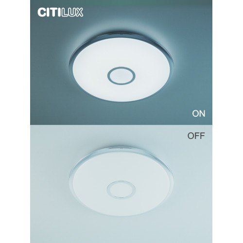 Citilux Старлайт Смарт CL703A60G Умная люстра Хром