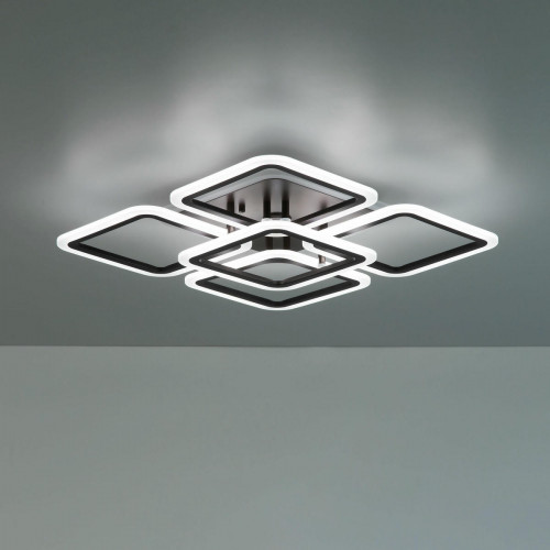 Citilux Марсель Смарт CL232A155E RGB Умная люстра Чёрная