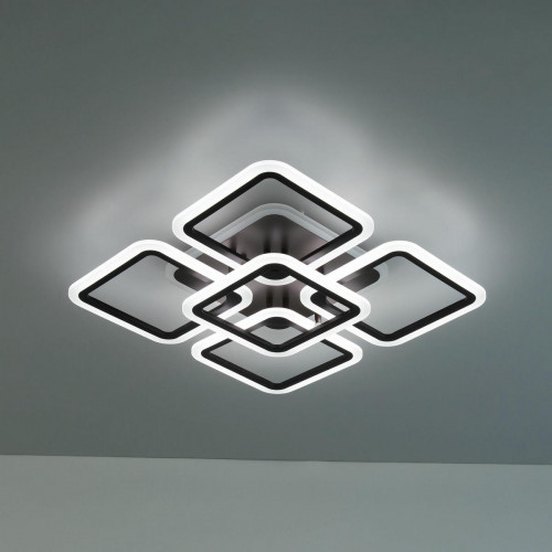 Citilux Марсель Смарт CL232A155E RGB Умная люстра Чёрная