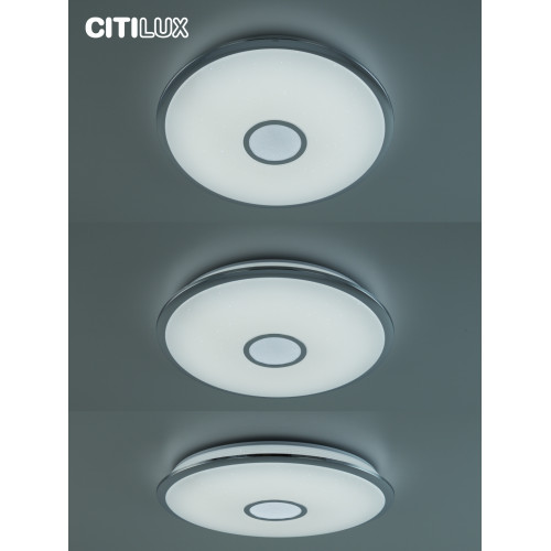Citilux Старлайт Смарт CL703A60G Умная люстра Хром