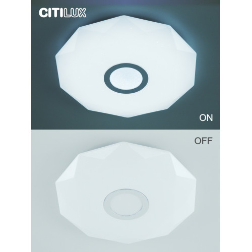 Citilux Диамант Смарт CL713A40G Умная люстра Хром