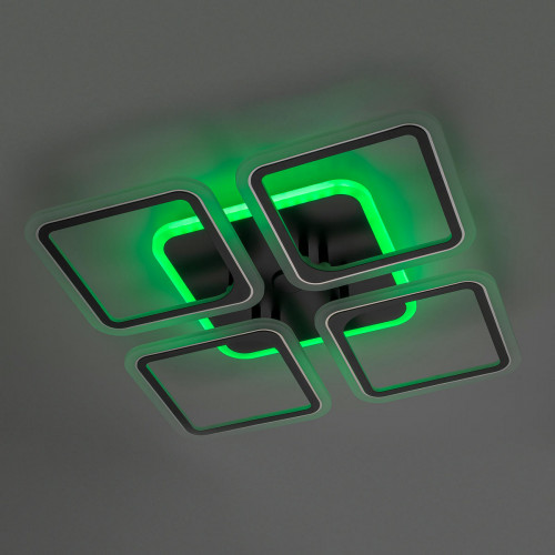 Citilux Марсель Смарт CL232A145E RGB Умная люстра Чёрная