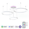 Citilux Дуэт Смарт CL719A700 RGB Умная подвесная люстра Белая