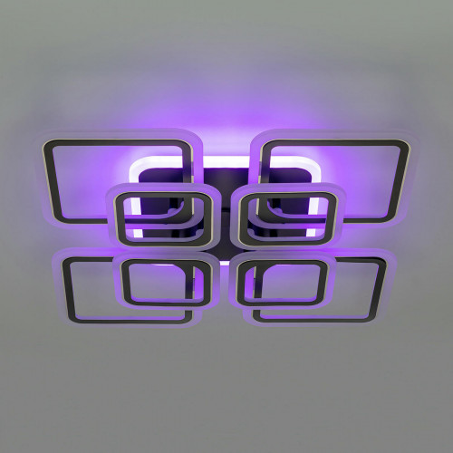 Citilux Марсель Смарт CL232A185E RGB Умная люстра Чёрная