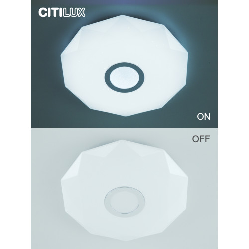 Citilux Диамант Смарт CL713A30G RGB Умная люстра Хром