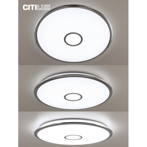 Citilux Старлайт Смарт CL703A100G Умная люстра Хром