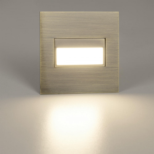 Citilux Скалли CLD007K3 LED Встраиваемый светильник лестничный Бронза