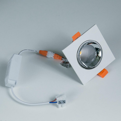 Citilux Альфа CLD001KNW1 LED Встраиваемый светильник Белый Хром