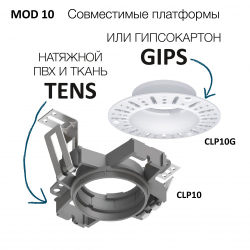 Citilux AXEL CL512S11 SKYPORT Спот поворотный встраиваемый Чёрный