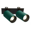 Citilux AXEL CL512D25 Спот поворотный встраиваемый двойной Зелёный