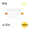 Citilux Вега CLD53K10W LED Встраиваемый квадратный светильник