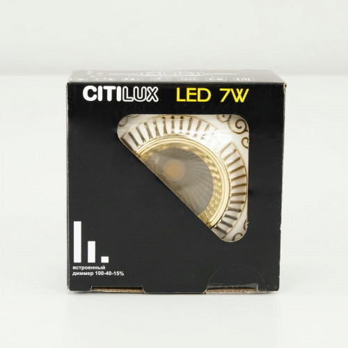 Citilux Боска CLD041NW2 LED Встраиваемый светильник с диммером