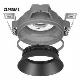 Skytek SkyPORT.53 TENS+MOD CLP53M1 Светильник безрамочный для натяжных потолков Чёрный