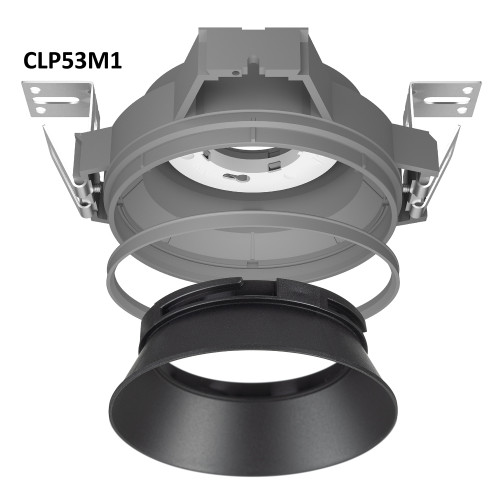 Skytek SkyPORT.53 TENS+MOD CLP53M1 Светильник безрамочный для натяжных потолков Чёрный