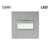 Citilux Скалли CLD007K1 LED Встраиваемый светильник лестничный Матовый Хром