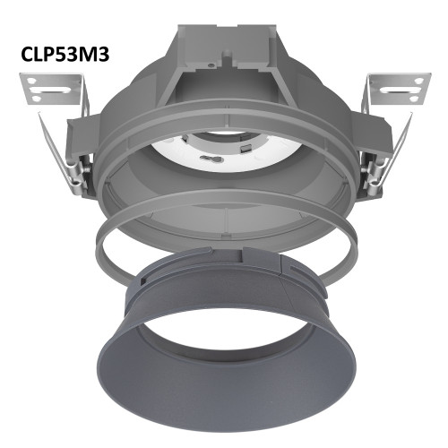 Skytek SkyPORT.53 TENS+MOD CLP53M3 Светильник безрамочный для натяжных потолков Серый