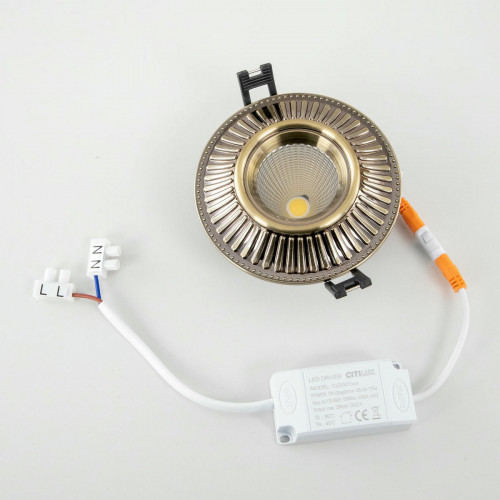 Citilux Дзета CLD042NW3 LED Встраиваемый светильник с диммером