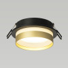 Citilux Hardy CL002D14 Встраиваемый светильник Чёрный+Золото