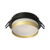 Citilux Hardy CL002D14 Встраиваемый светильник Чёрный+Золото