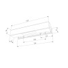 Светодиодная накладная подсветка для лестниц 40163/LED 3000К черный IP65 40163/LED Elektrostandard