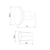 Светильник светодиодный MRL LED 1119 MRL LED 1119 белый Elektrostandard