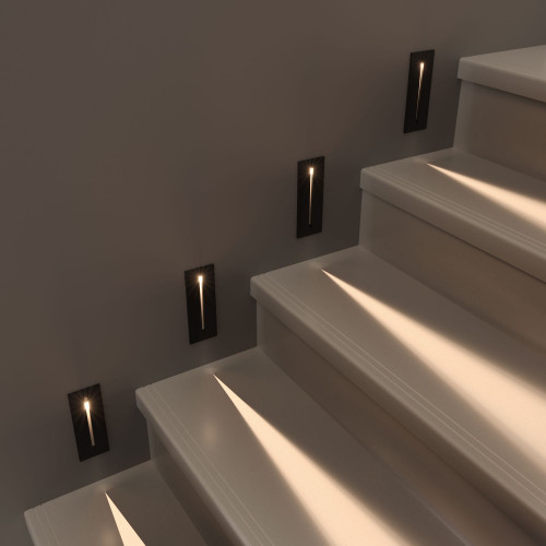 Подсветка для лестниц 40108/LED черный Elektrostandard