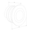 Подсветка для лестниц и дорожек MRL LED 1107 алюминий Elektrostandard