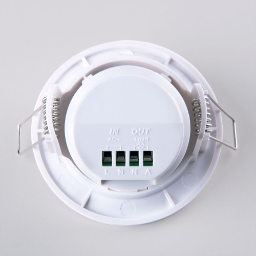 Инфракрасный датчик движения 8м 1200W 360° IP20 SNS-M-12 белый Elektrostandard