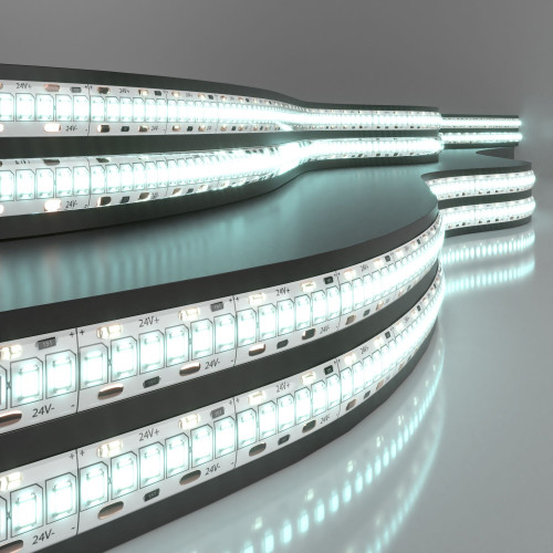 Светодиодная лента 24 В 16 Вт/м 240 Led/м 2835 IP65, холодный белый 6500 K, 5 м Лента светодиодная 24V 16W 240Led 2835 IP65 холодный белый, 5м Elektrostandard