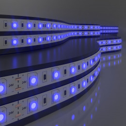 Светодиодная лента 24 В 14,4 Вт/м 60 Led/м 5050 IP65, синий, 5 м Лента светодиодная 24V 14,4W 60Led 5050 IP65 синий, 5м Elektrostandard
