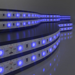 Светодиодная лента 24 В 14,4 Вт/м 60 Led/м 5050 IP20, синий, 5 м Лента светодиодная 24V 14,4W 60Led 5050 IP20 синий, 5м Elektrostandard