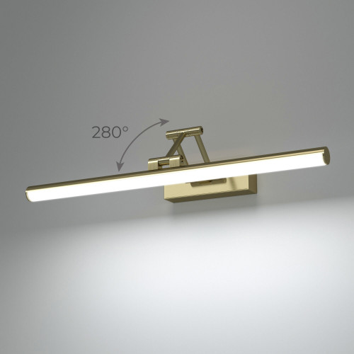 Светильник настенный светодиодный Monza бронза/латунь 40128/LED Elektrostandard