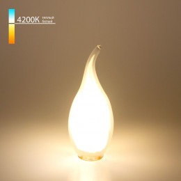 Филаментная светодиодная лампа Свеча на ветру" CW35 7W 4200K E14 BLE1415" Elektrostandard