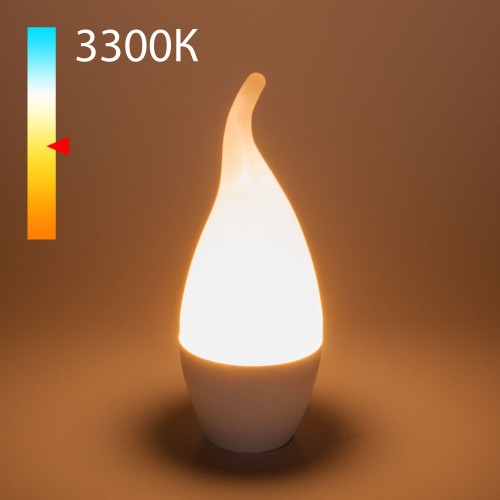 Светодиодная лампа Свеча на ветру" CA37 6W 3300K E14 BLE1434" Elektrostandard
