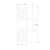 Настенный светодиодный светильник Fanc черный MRL LED 1023 Elektrostandard
