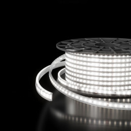 Светодиодная лента двухрядная Premium 220 В 18 Вт/м 180 Led/м 2835 IP65, холодный белый 6500K, 50 м LS011 220V Elektrostandard