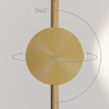 Cветильник настенный светодиодный Illume латунь 4000K 40154/LED Elektrostandard
